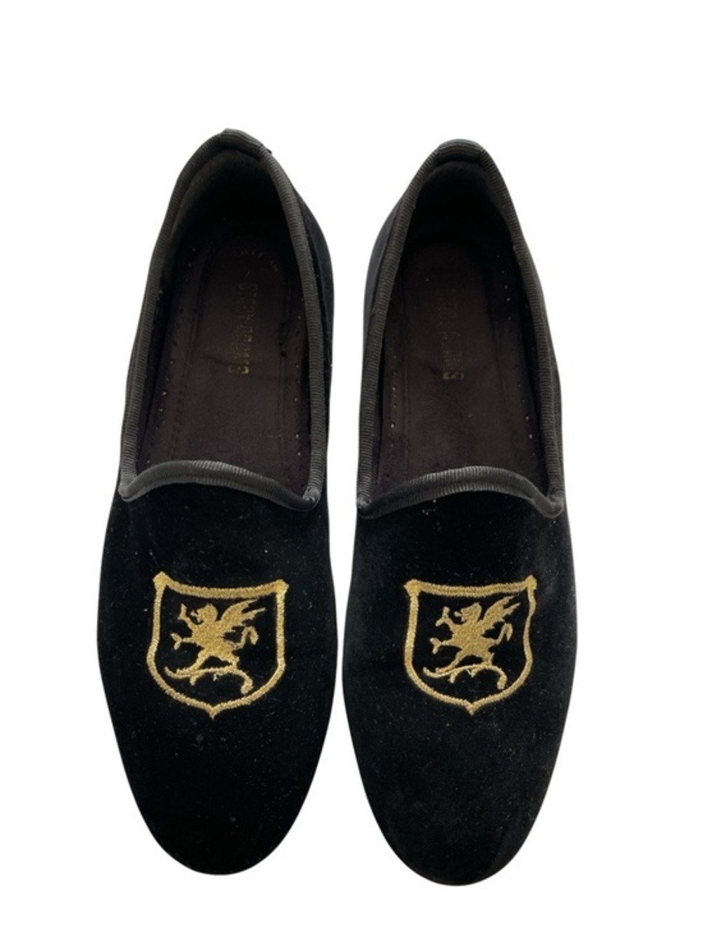 Stacy Adams Black Velvet Viva Loafers